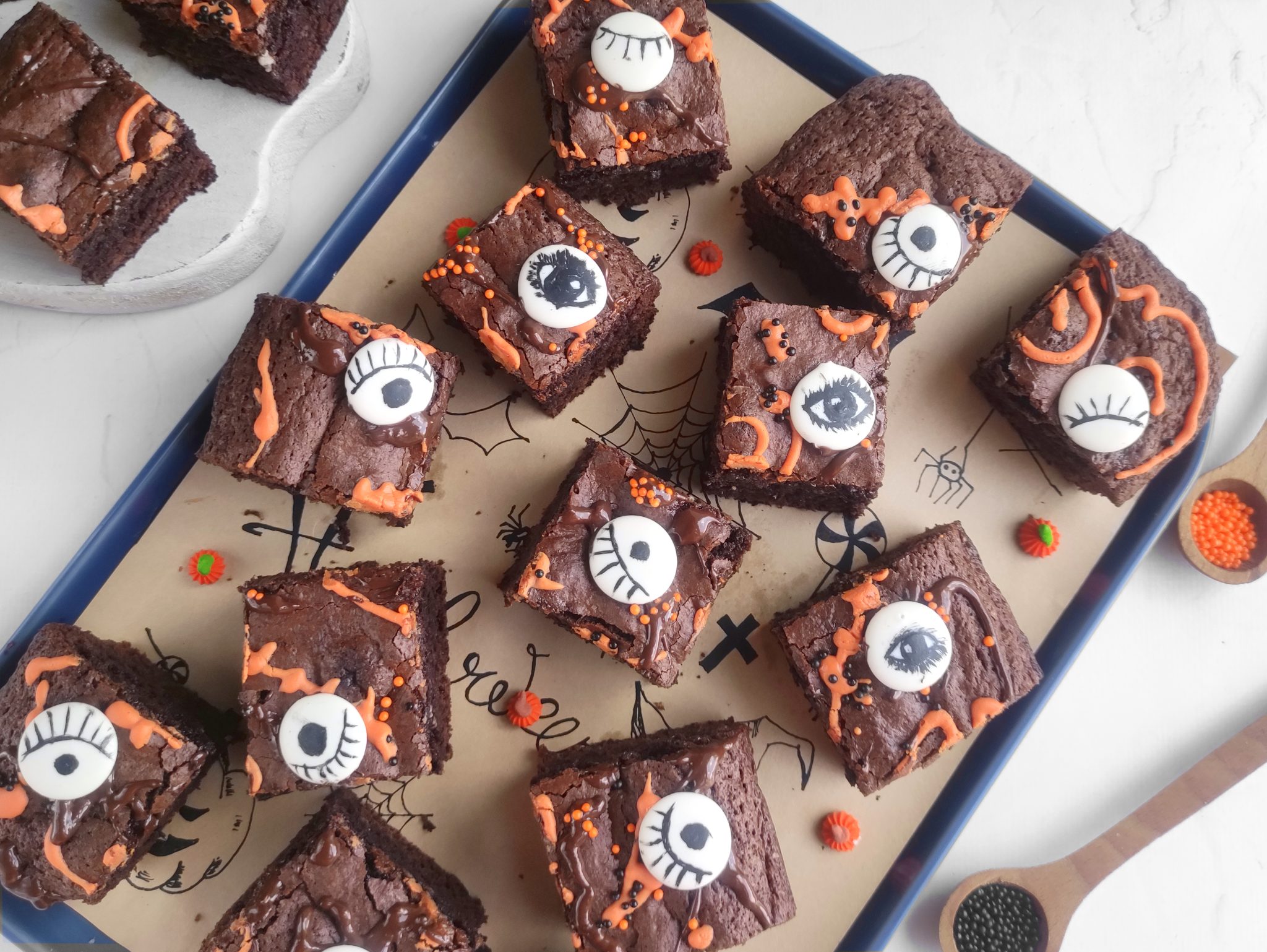 Spooky Eyeball Halloween Brownies Recipe 12 spooky halloween brownies