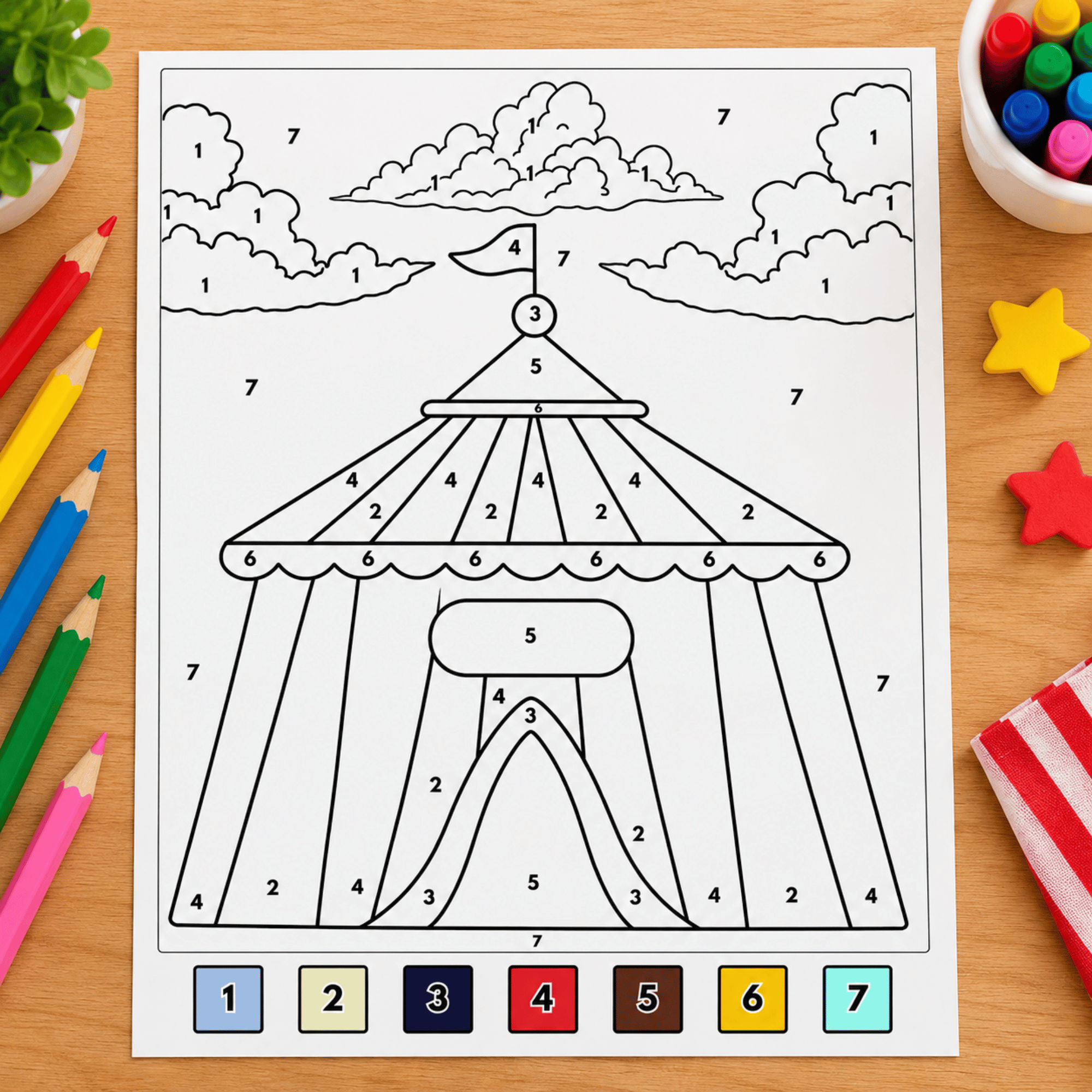 Noah's Animal Wheel Craft Printable 3 Noah's Animal Wheel Craft Printable - Image 3