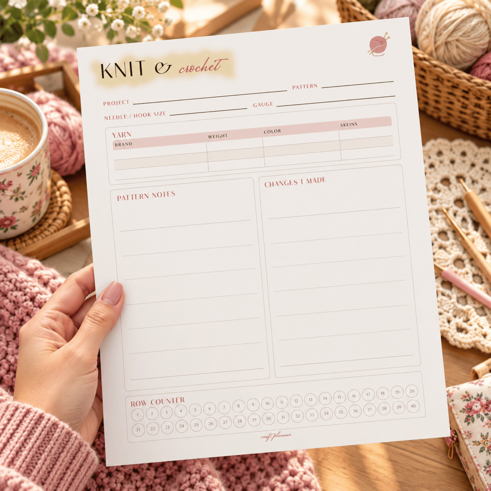 Craft Project Planner Printable – 36 Pages for Sewing, Crochet, Inventory & Craft Shows 4 Craft Project Planner Printable – 36 Pages for Sewing, Crochet, Inventory & Craft Shows - Image 4