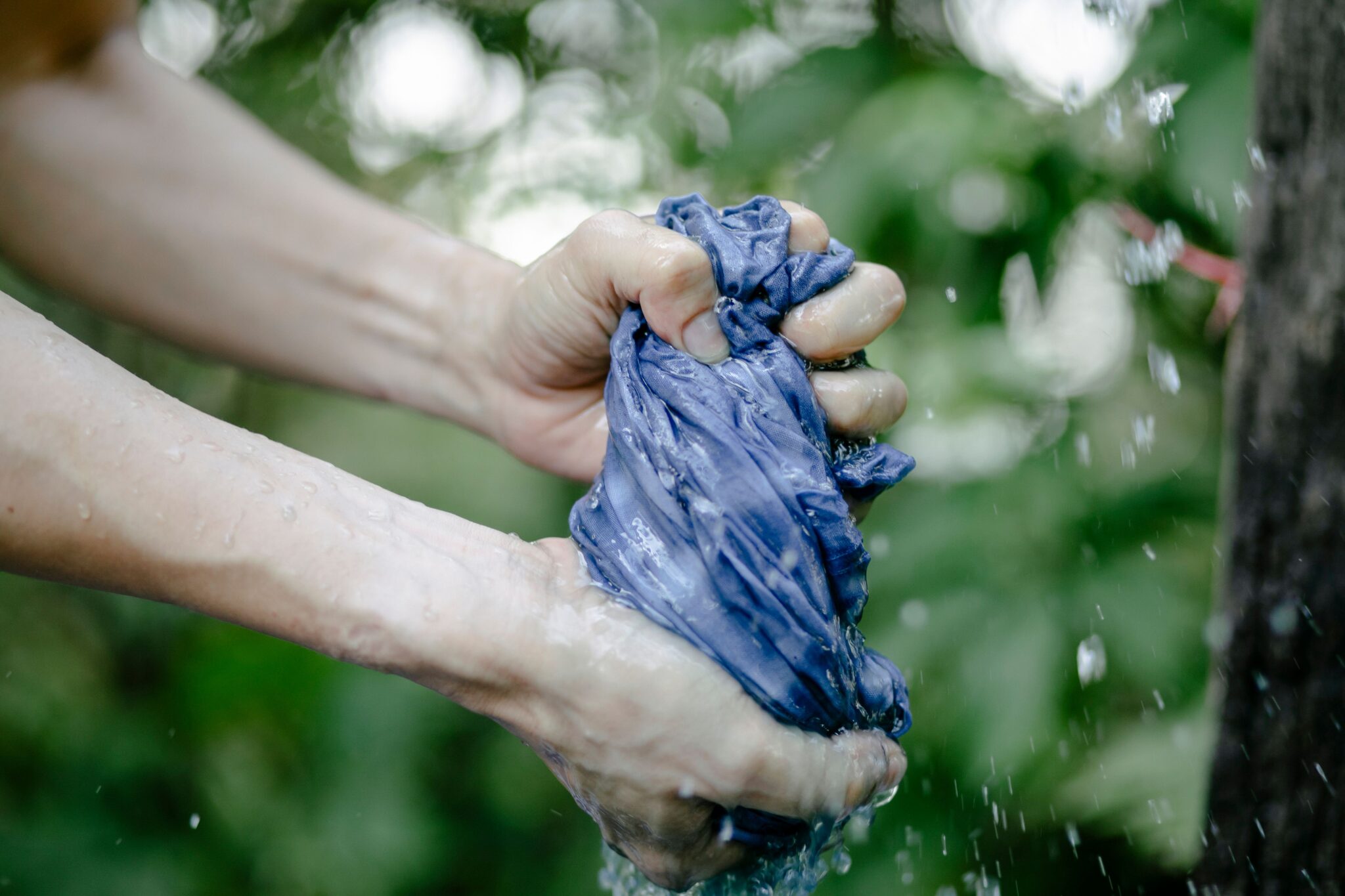 Washing Clothes by Hand